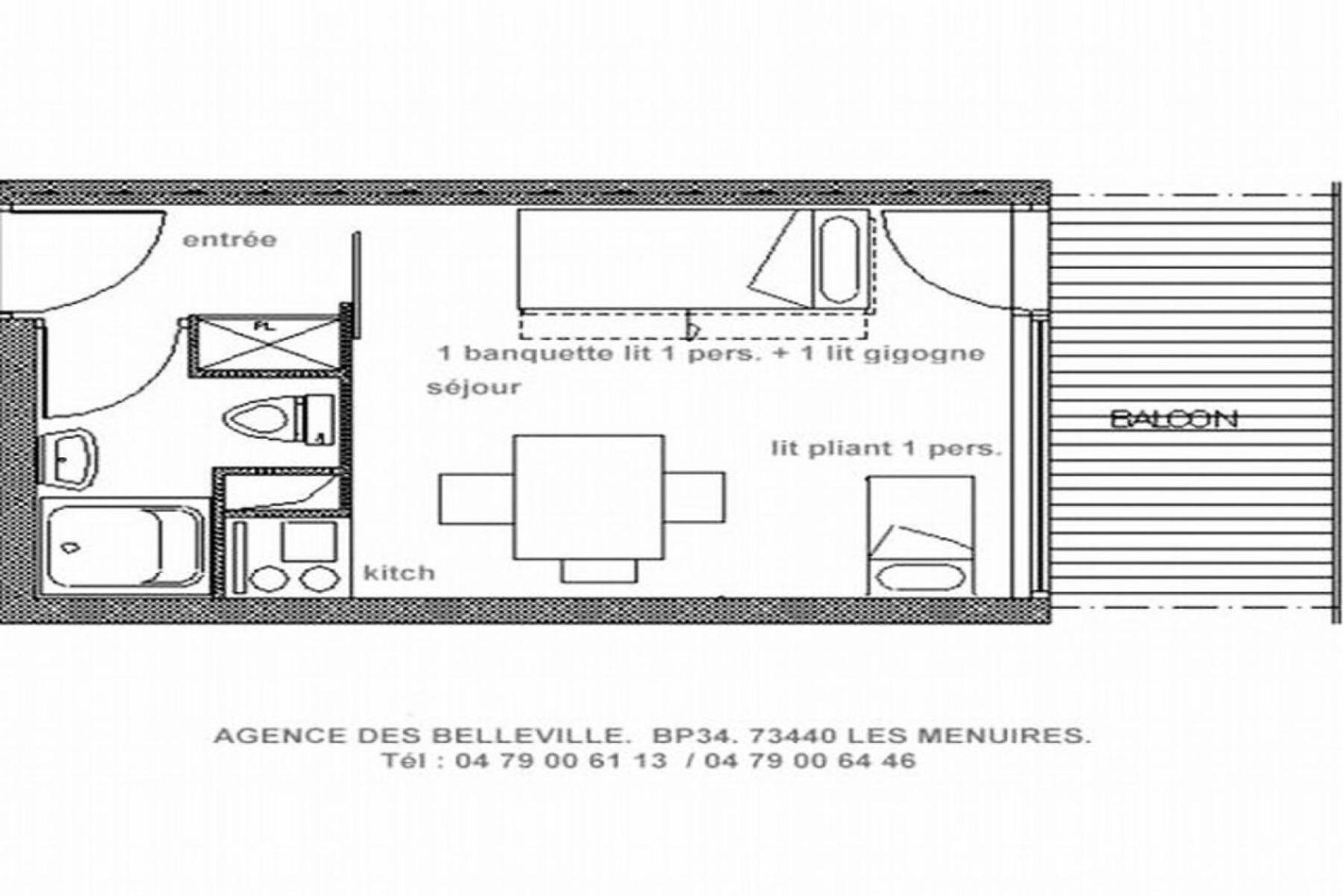 Residence Dorons - Studio Lumineux - Centre Station - Balcon Mae-3414 Сен-Мартен-де-Бельвиль Экстерьер фото